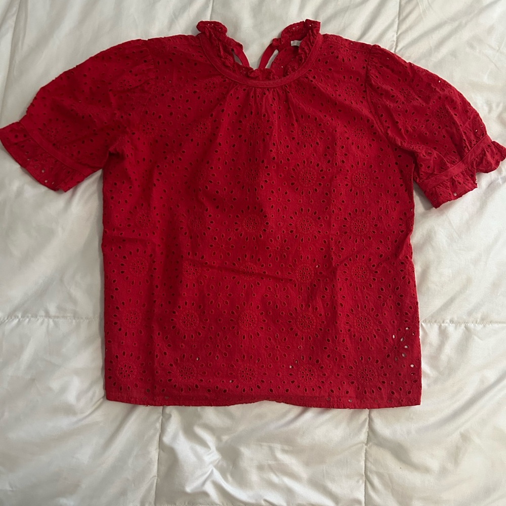 Madewell Eyelet Top